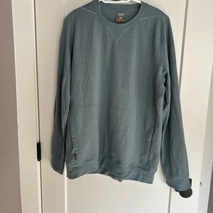 Icebreaker Men's Teal Crewneck Sweater